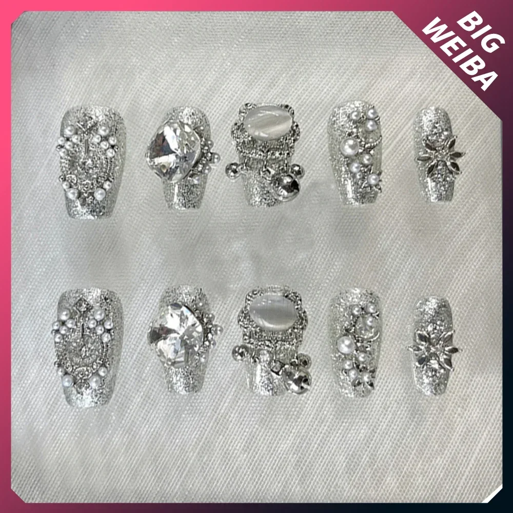 10Pcs Diy Luxury Court Shiny C - Nail Art Xs review and price