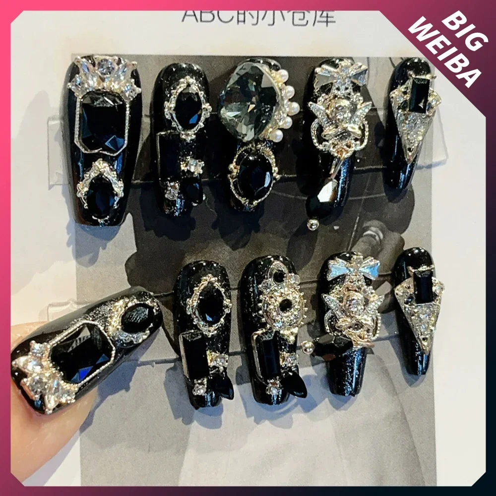 10Pcs Diy Luxury Court Shiny C - Nail Art Xs review and price