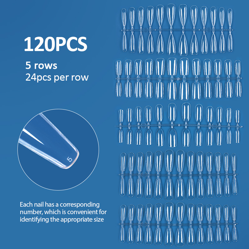 120pcs False Nails Press on Ac - Nail Art Xs review and price