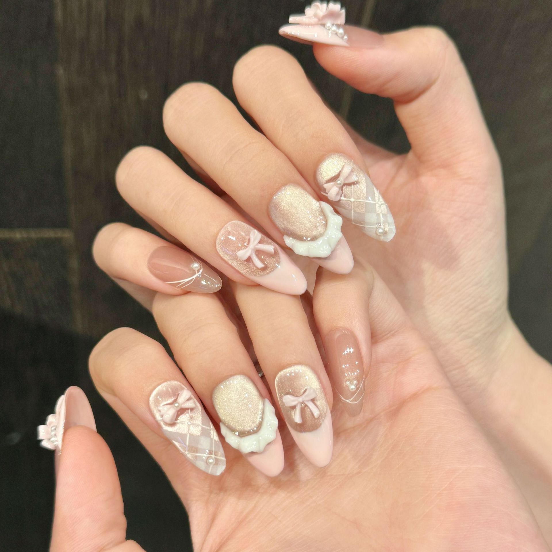 10pcs Handmade Press on Nails  - Nail Art Xs review and price