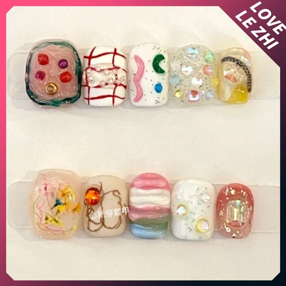 10Pcs Diy Creativity Funny Mas - Nail Art Xs review and price
