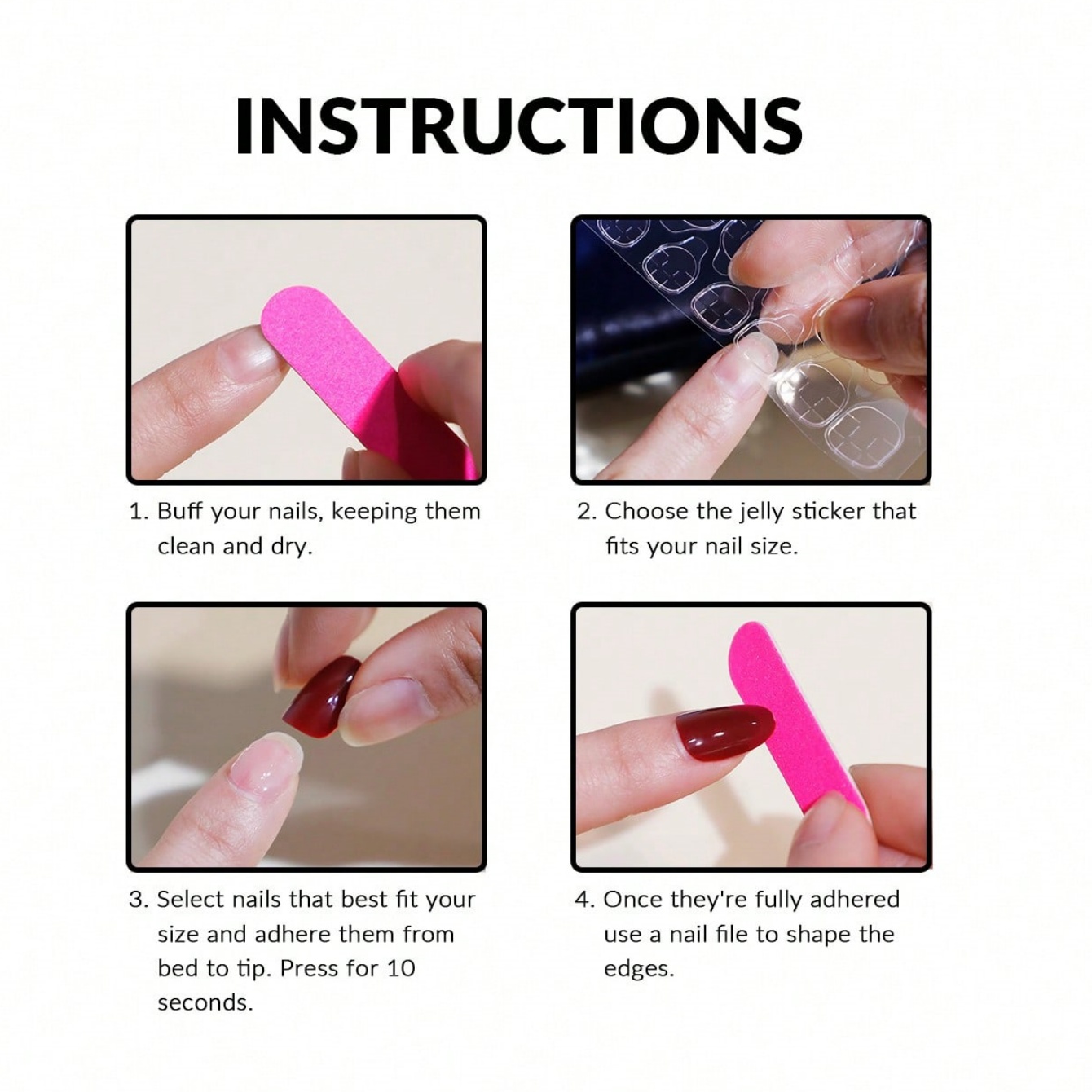 Medium Almond 10Pcs Press On N - Nail Art Xs review and price
