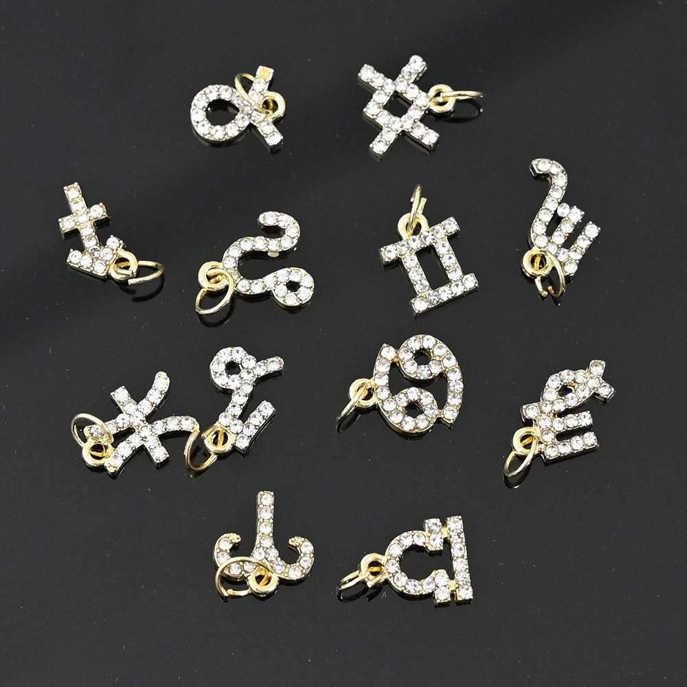 10Pcs 12 Constellation Dangle  - Nail Art Xs review and price