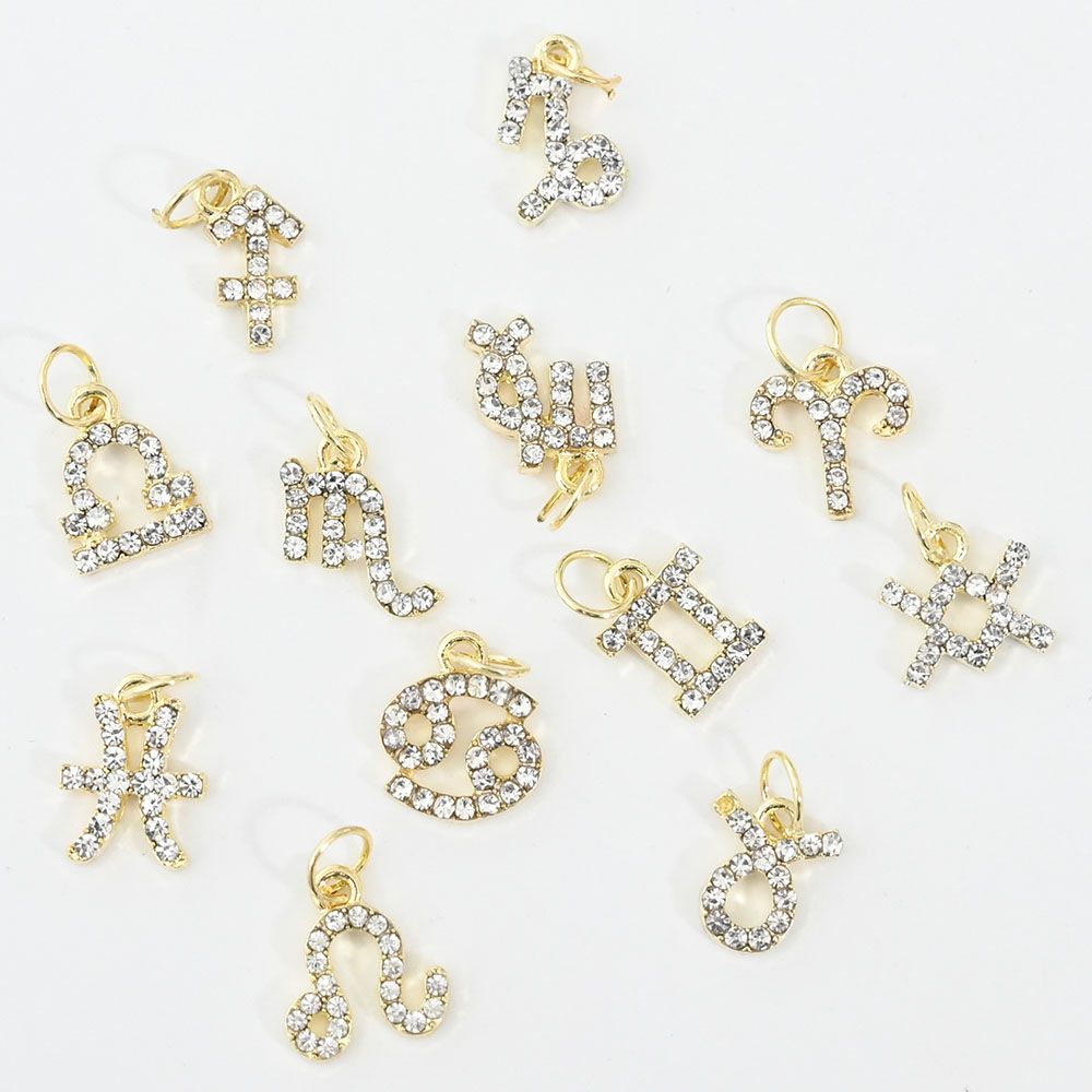 10Pcs 12 Constellation Dangle  - Nail Art Xs review and price