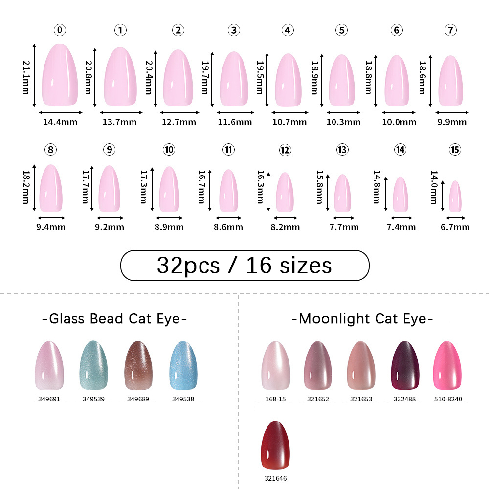 VITAGWX 32pcs Press on Nails A - Nail Art Press On review and price