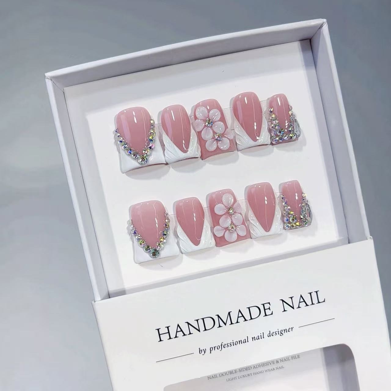 10pcs High-end Simple and eleg - Nail Art Fake Nails review and price