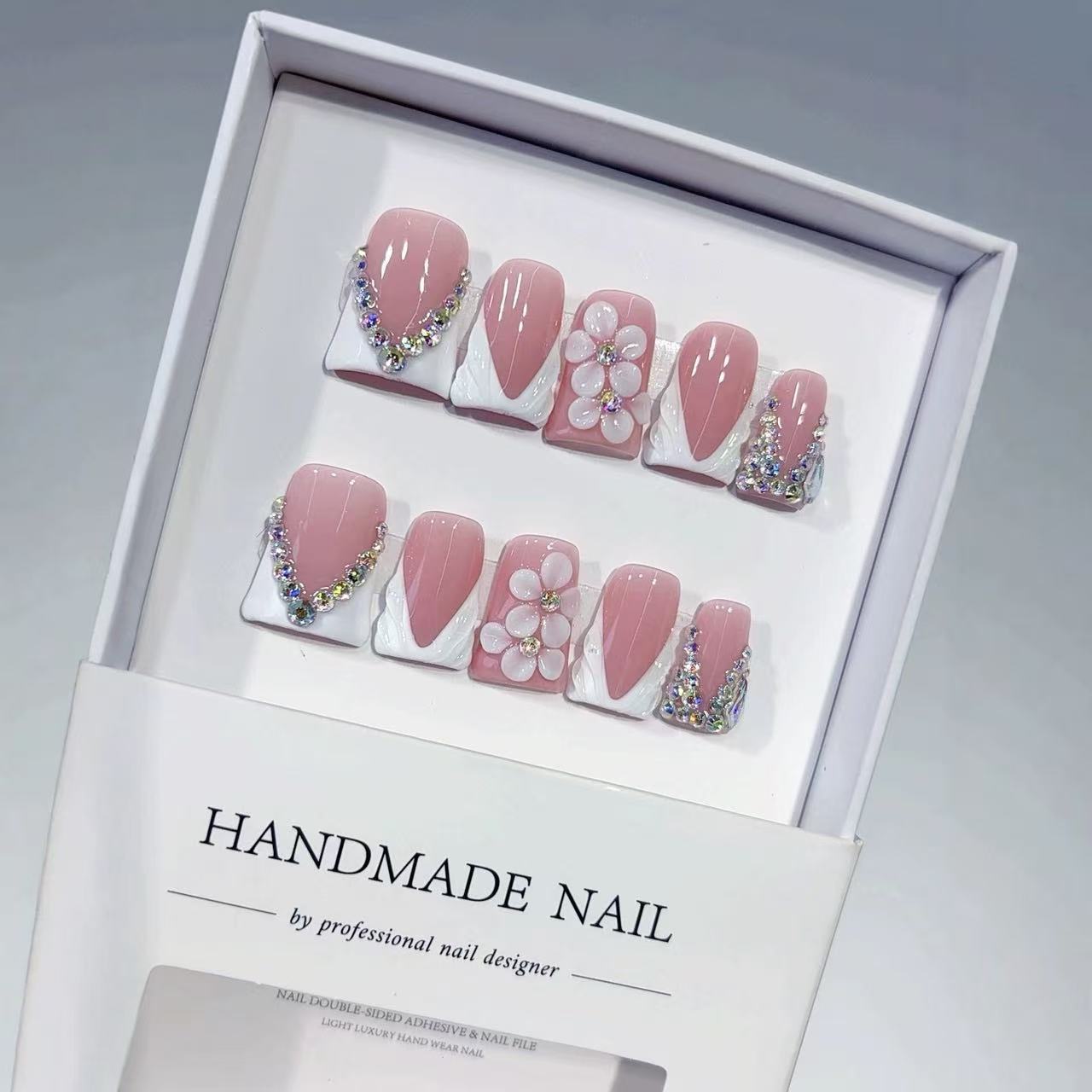 10pcs High-end Simple and eleg - Nail Art Fake Nails review and price
