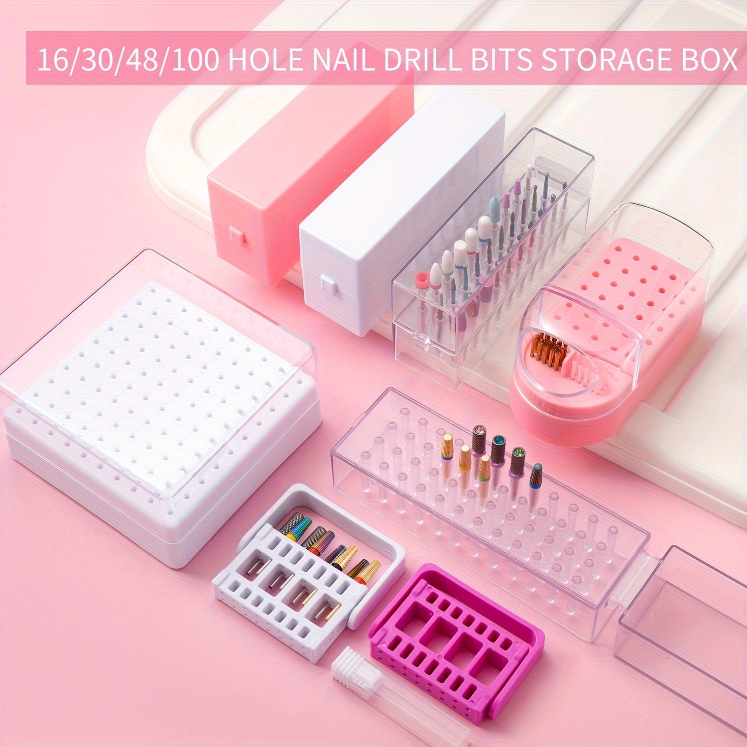 30/100 Hole 1PC of Various Sty - Nail Drill Machine review and price