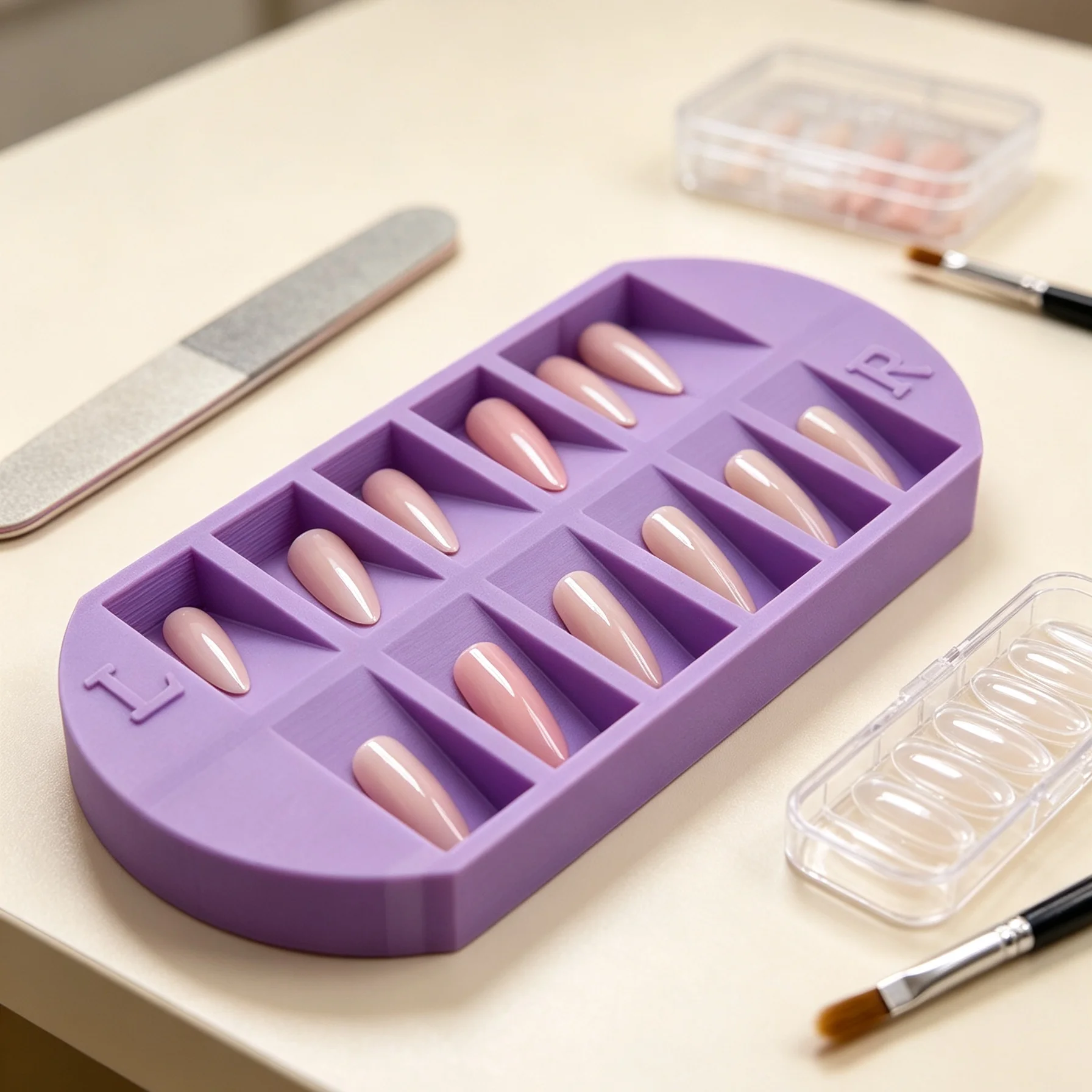 8-Grids Nail Tip Storage Tray  - Nail Art Quotes review and price