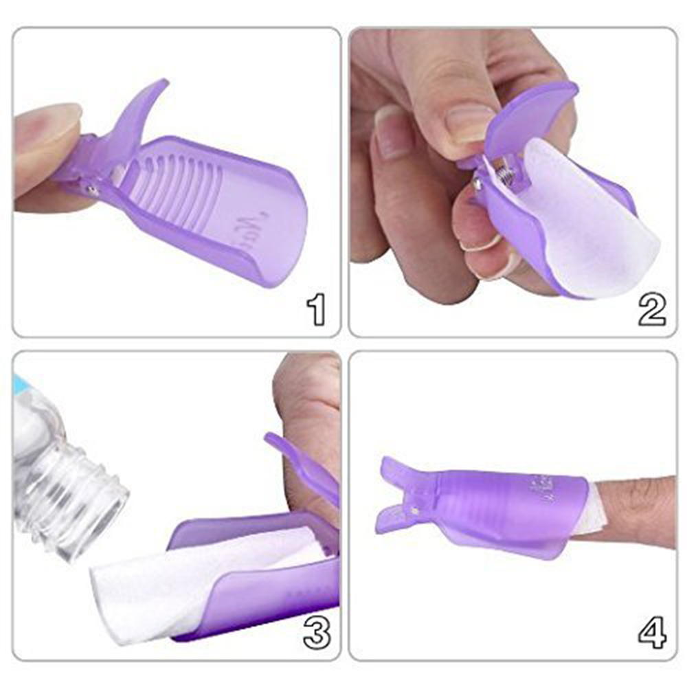 10Pcs Plastic Nail Art Soak Of - Nail Art Ideas review and price