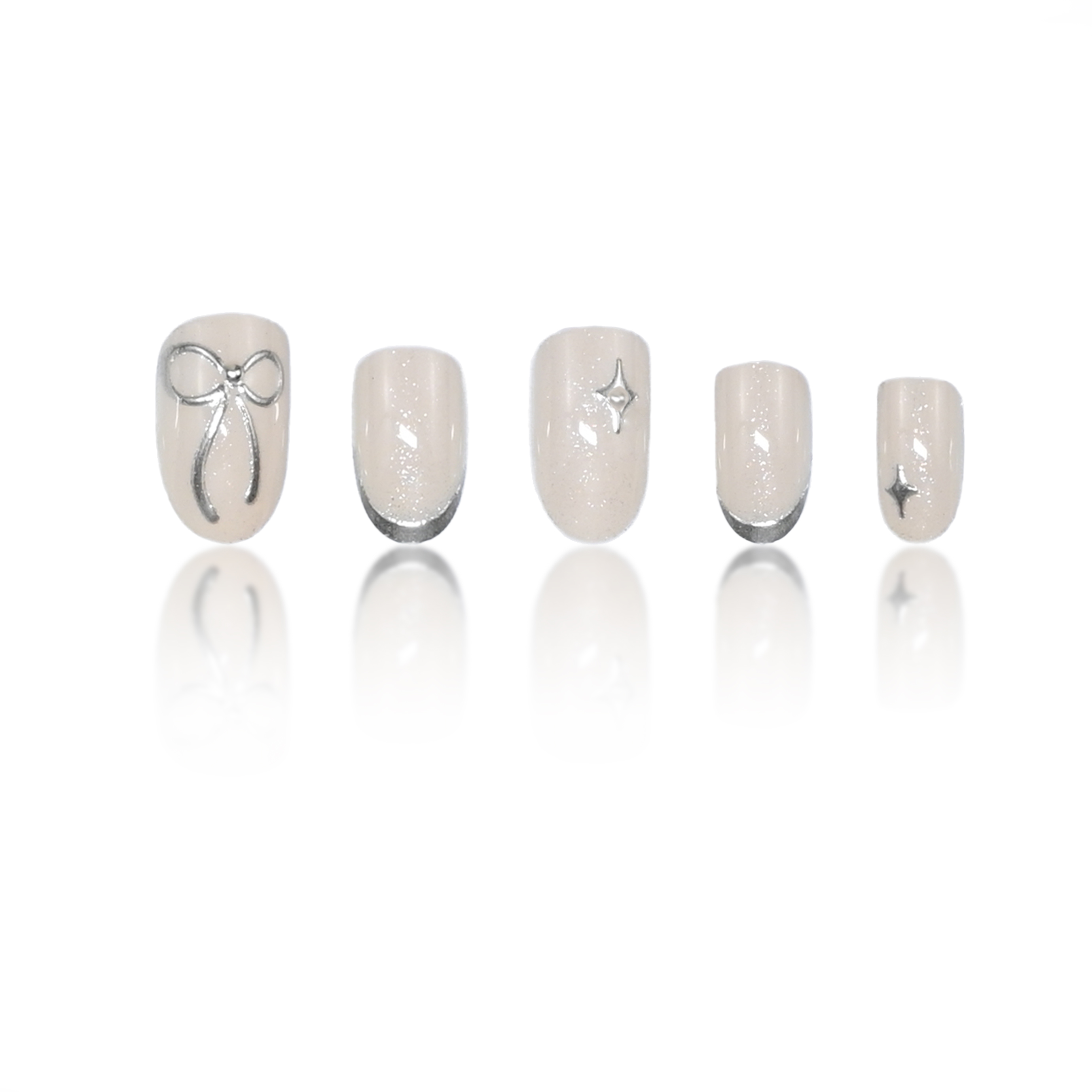 24pcs handmade short round pre - Nail Art Xs review and price