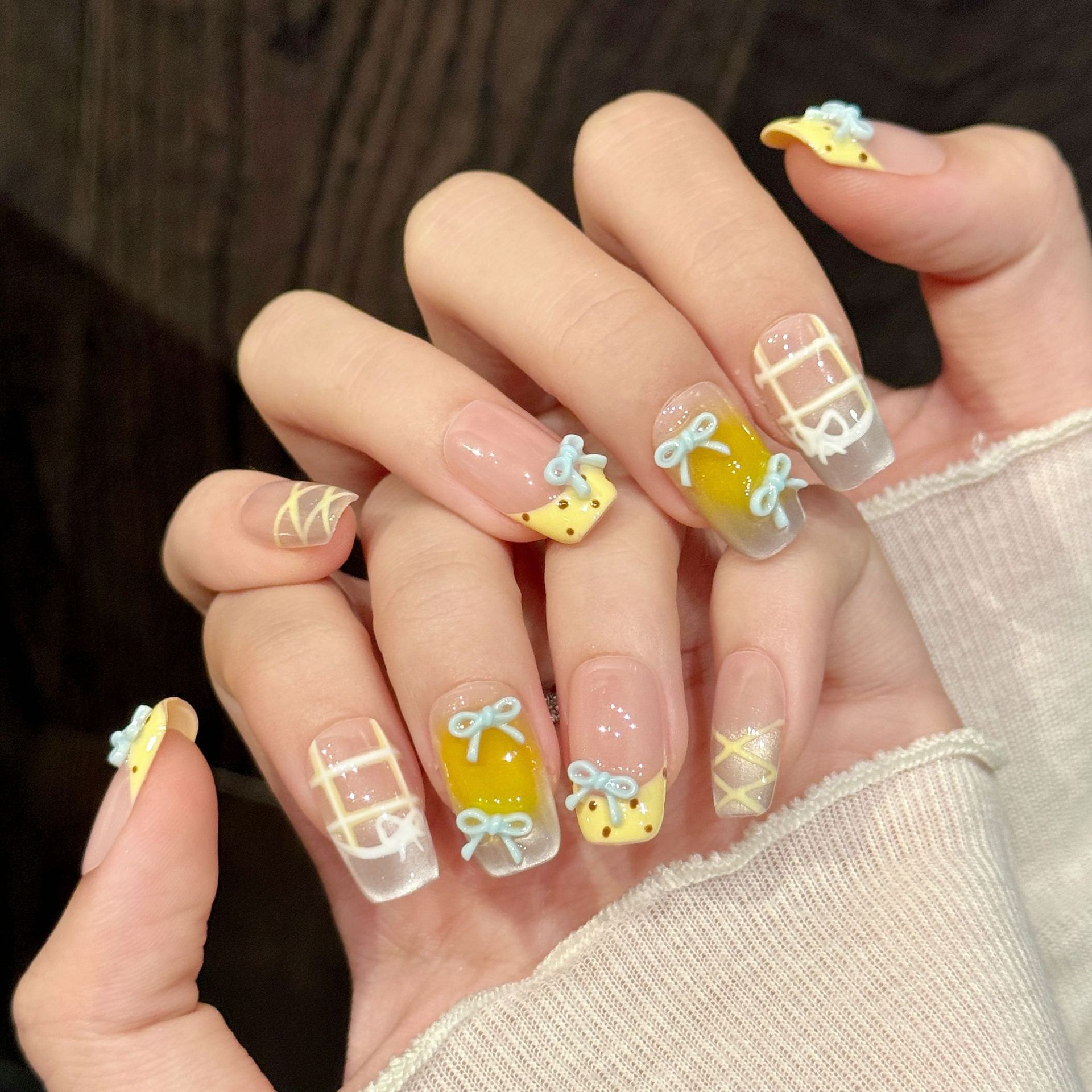 10pcs Handmade Kawaii Cute Gra - Nail Art Xs review and price