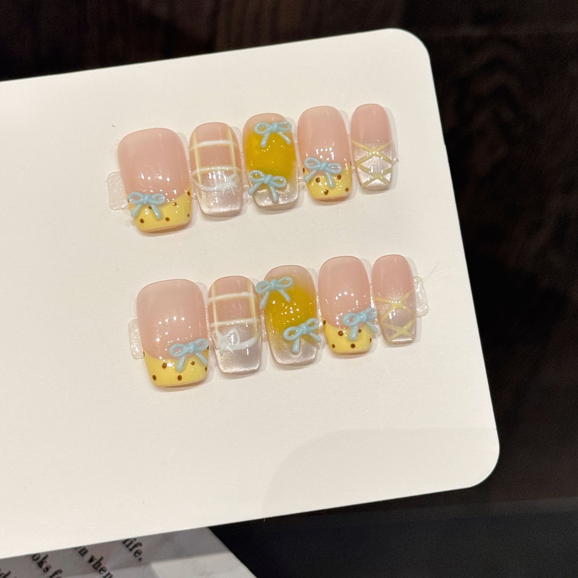10pcs Handmade Kawaii Cute Gra - Nail Art Xs review and price