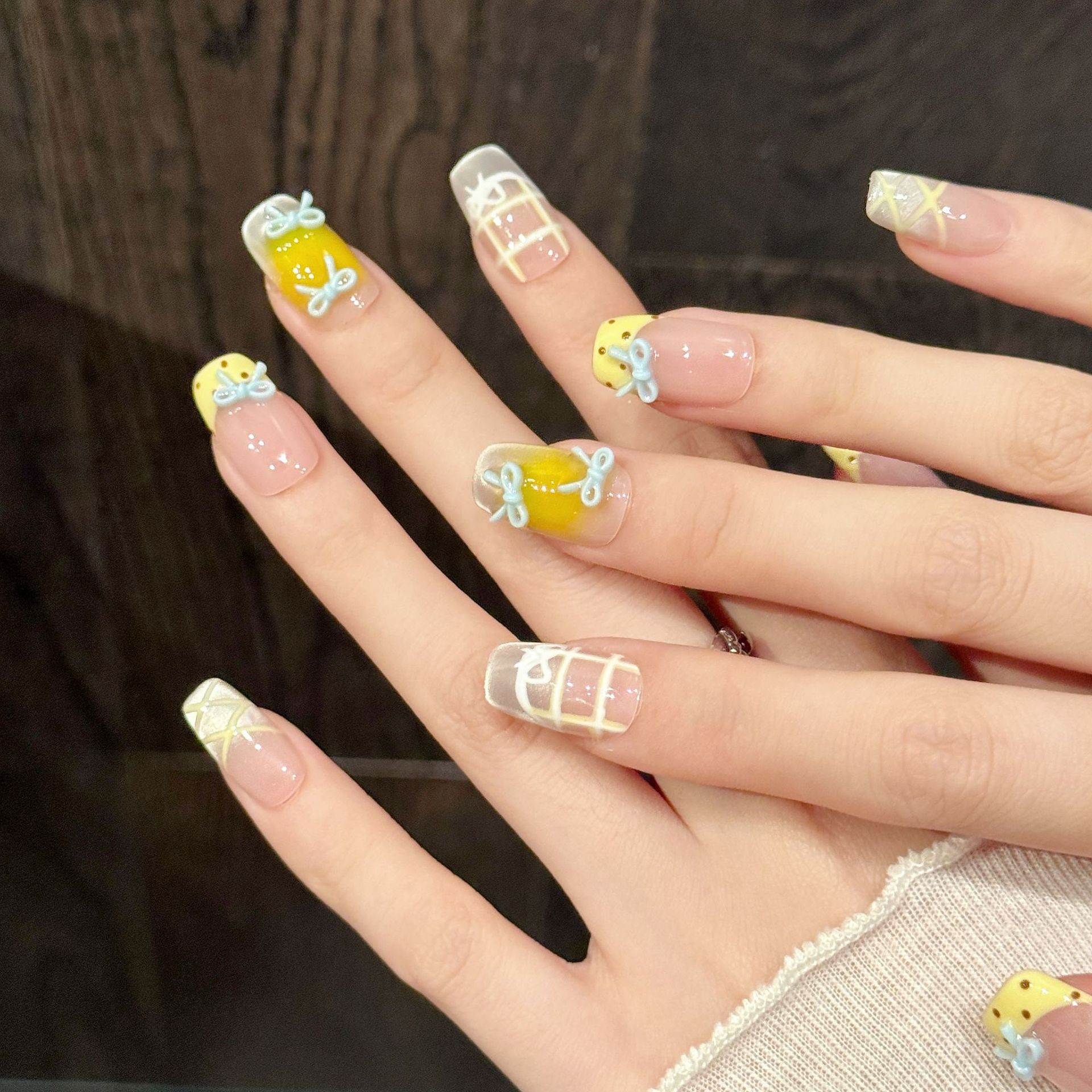10pcs Handmade Kawaii Cute Gra - Nail Art Xs review and price