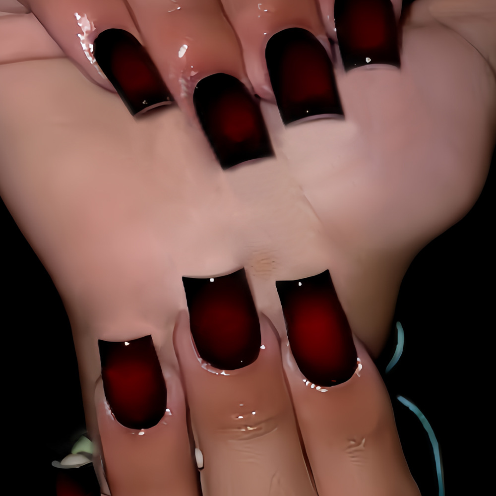 Short Square fake nails for wo - Nail Art Press On review and price