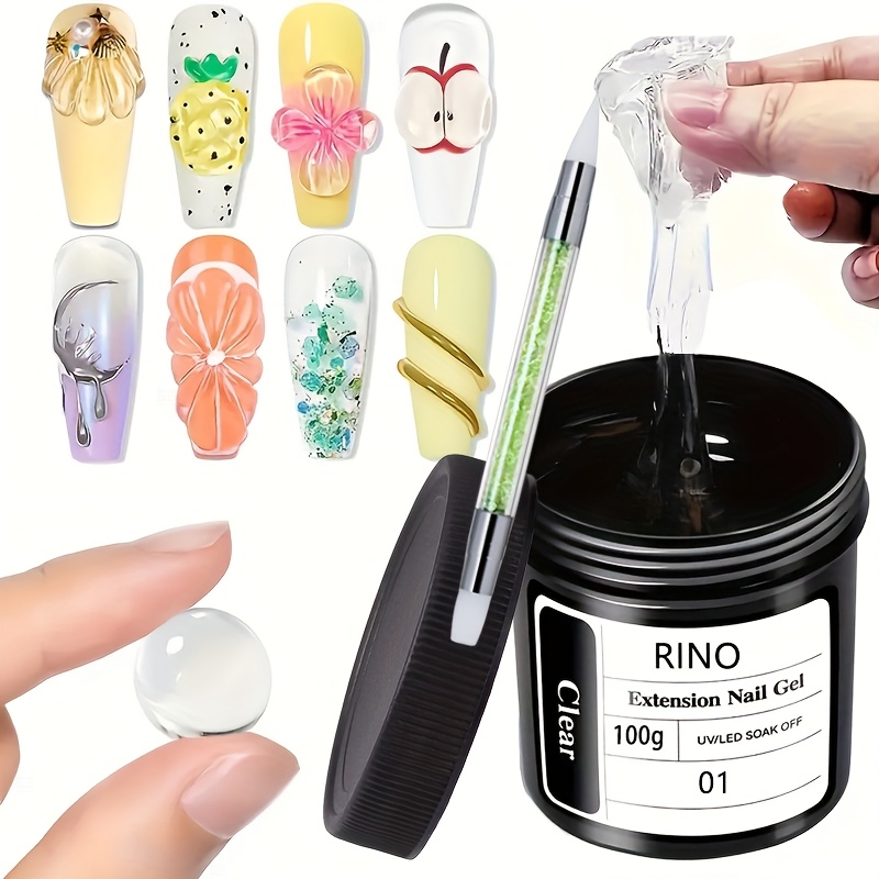 100g Clear Non-Stick Hand Exte - Nail Art Ideas review and price