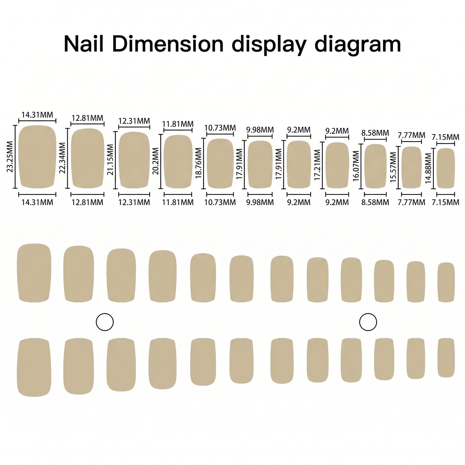 96pcs/set fake nails Gradient  - Nail Art Fake Nails review and price