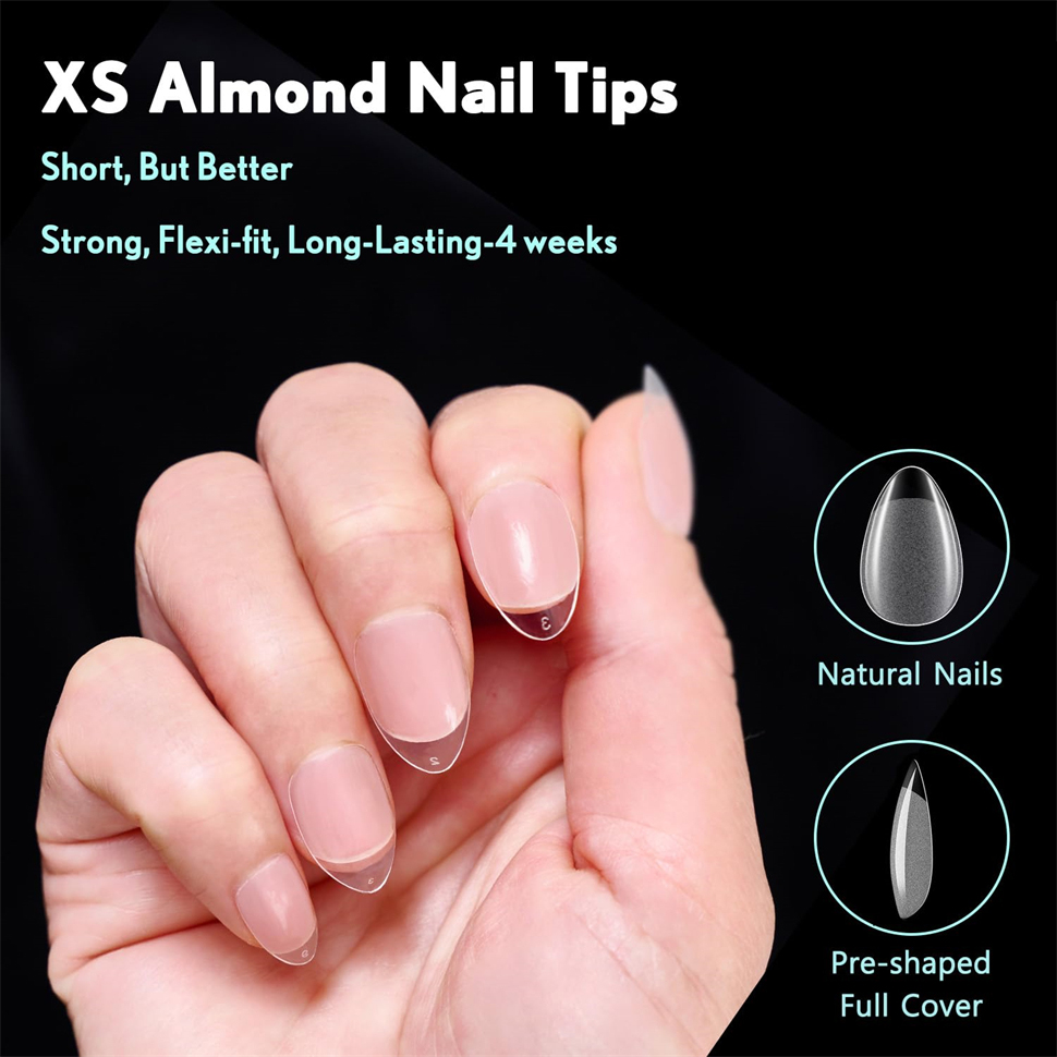 600 PCS Soft Gel X Nail Tips S - Nail Art Xs review and price