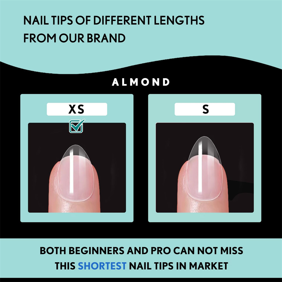 600 PCS Soft Gel X Nail Tips S - Nail Art Xs review and price