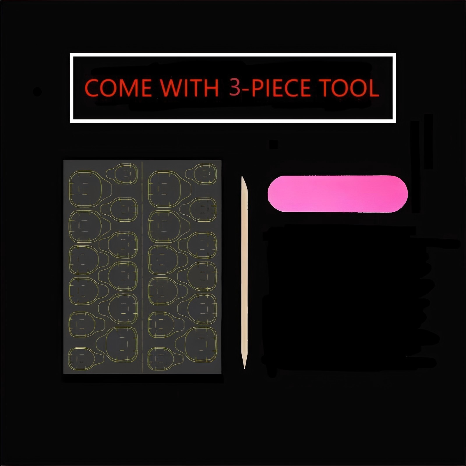 10pcs Pure Hand Pressed Long O - Nail Art Ideas review and price