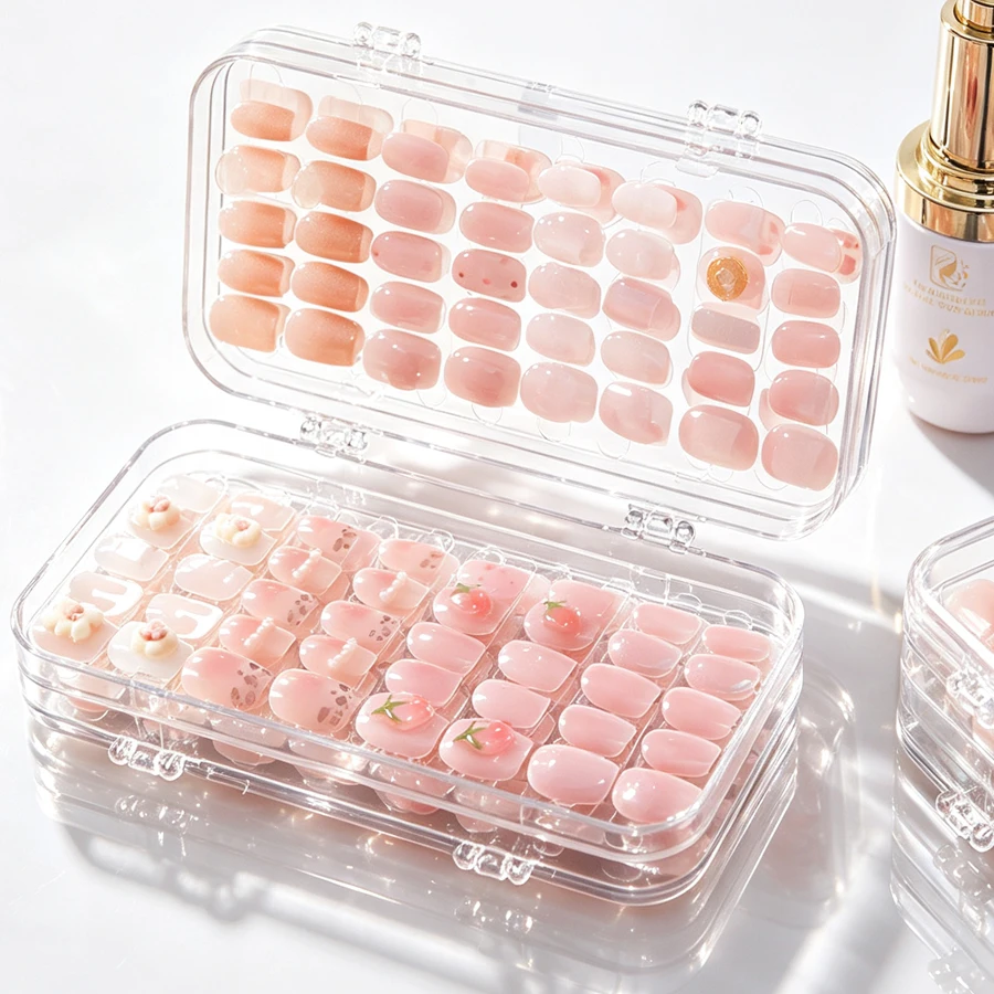 Clear Foldable Press On Nail S - Nail Art Quotes review and price