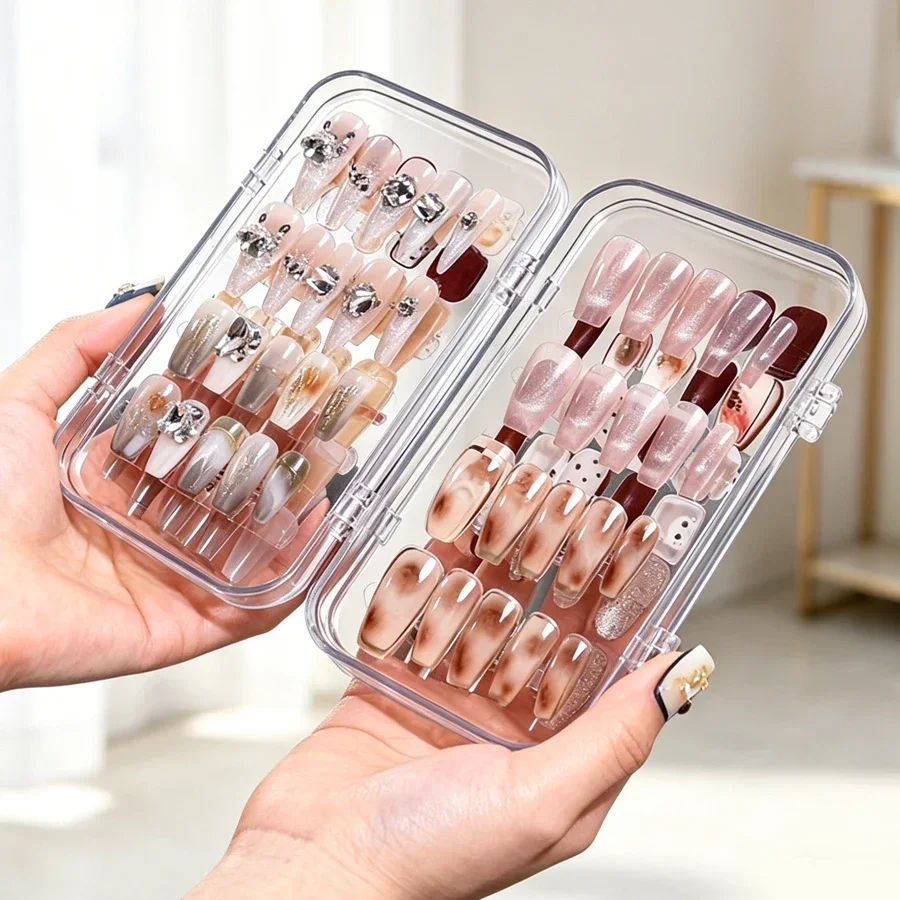 Clear Foldable Press On Nail S - Nail Art Quotes review and price