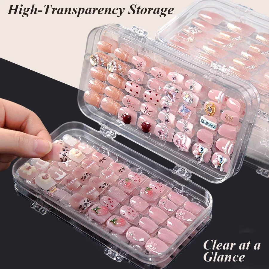 Clear Foldable Press On Nail S - Nail Art Quotes review and price