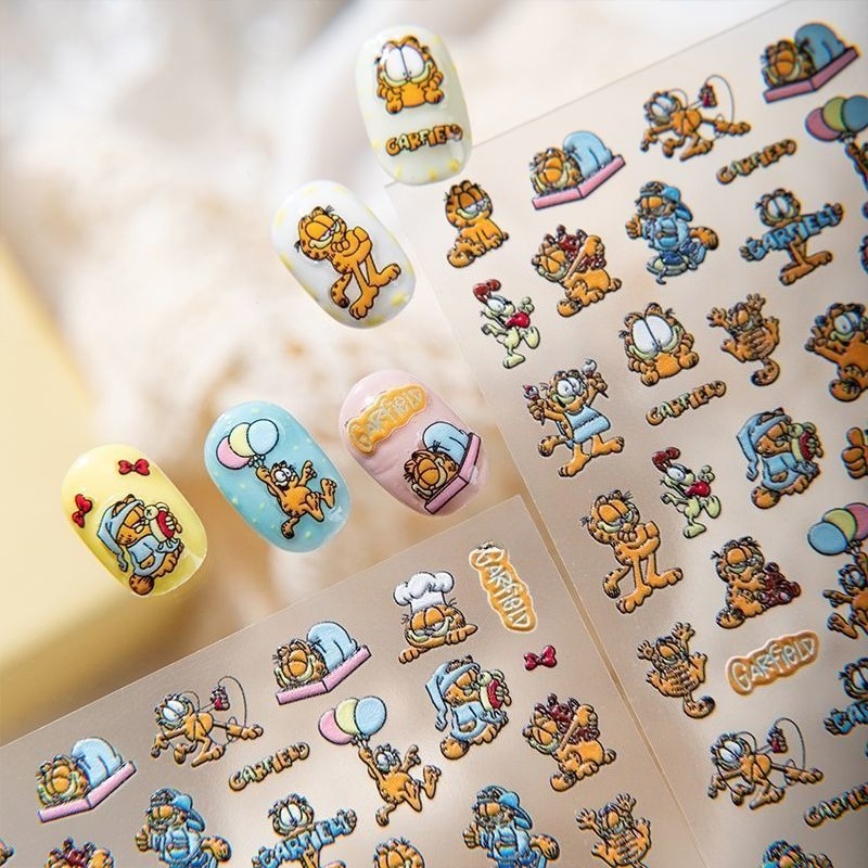 New Garfield Nail Art Stickers - Nail Art Quotes review and price