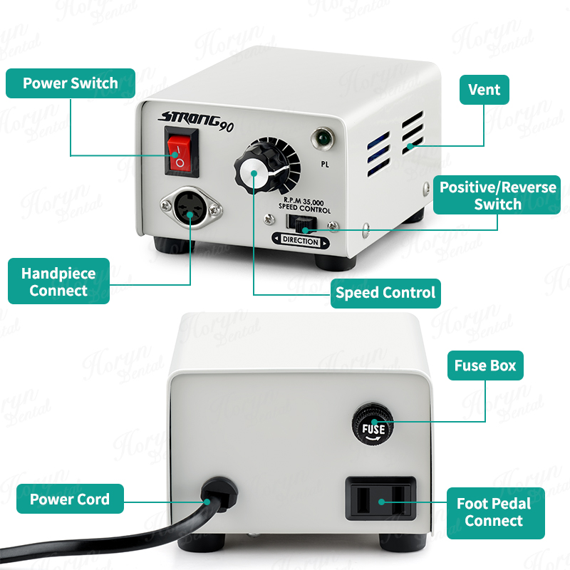 65W Strong 90 Micromotor 102L/ - Nail Drill Machine review and price