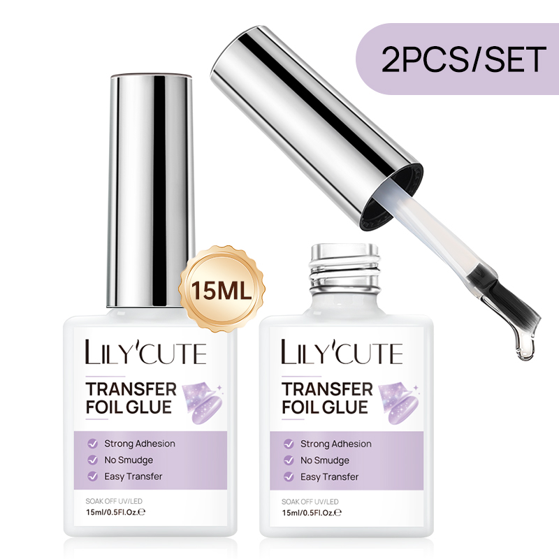 LILYCUTE Transfer Foil Glue Ge - Nail Art Quotes review and price
